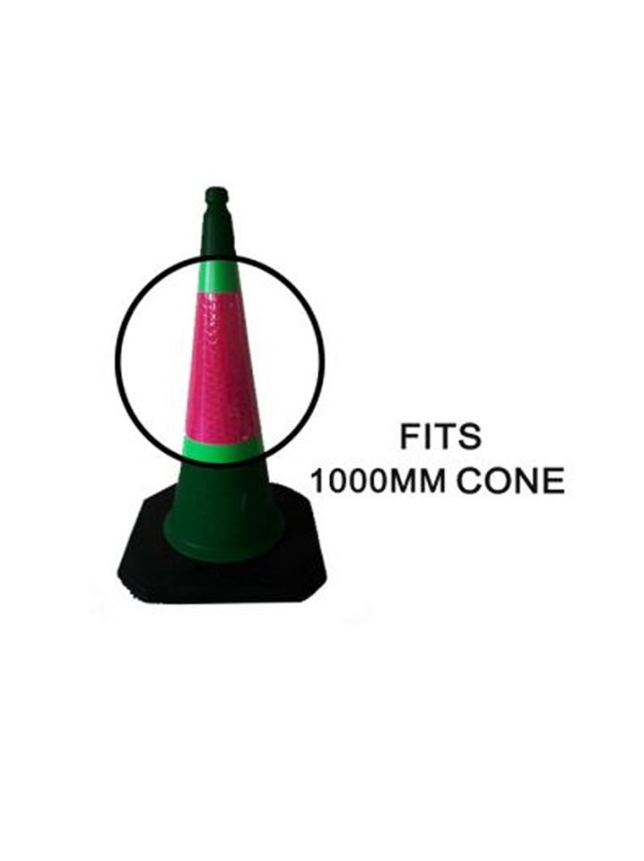 1000mm Magenta Traffic Cone Sleeves | Traffic Safety Products